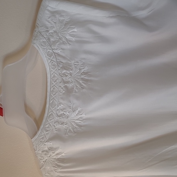 Anthropologie meadow rue mini dress white with embroidery size xs - Picture 7 of 8